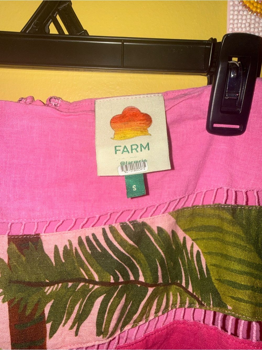 FARM Rio Tropical Print Linen Skirt - Picture 4 of 5